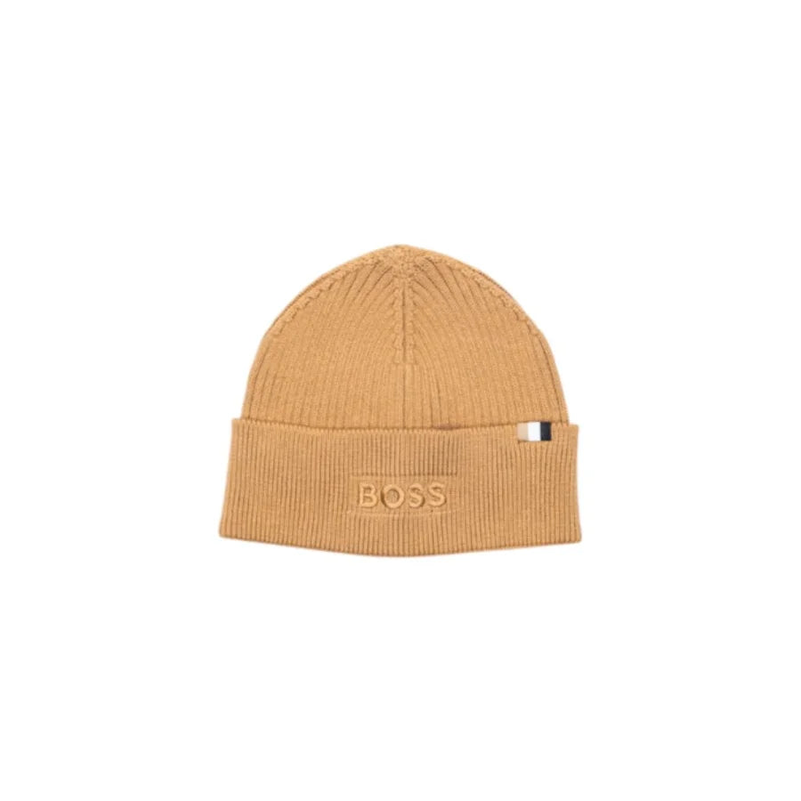 Hugo Boss Beige Cotton Cap (Baseball Hat)