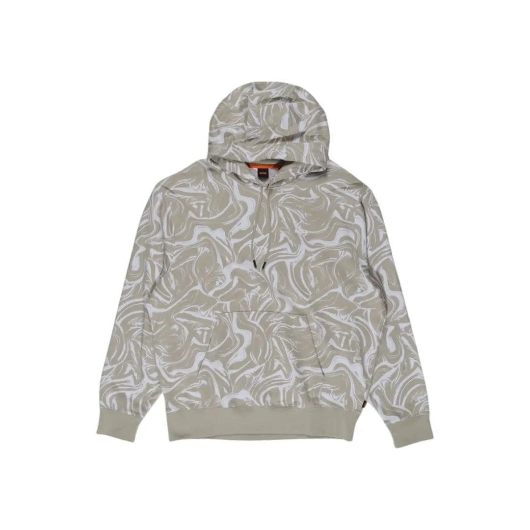 Hugo Boss Beige Cotton Hoodie