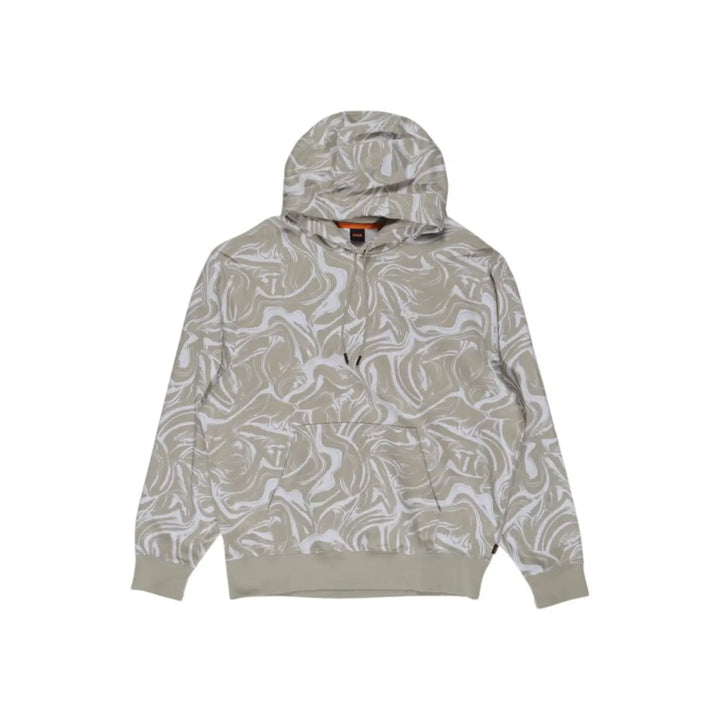 Hugo Boss Beige Cotton Hoodie