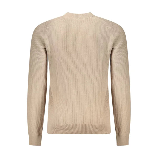 Hugo Boss Beige Cotton Men Sweater