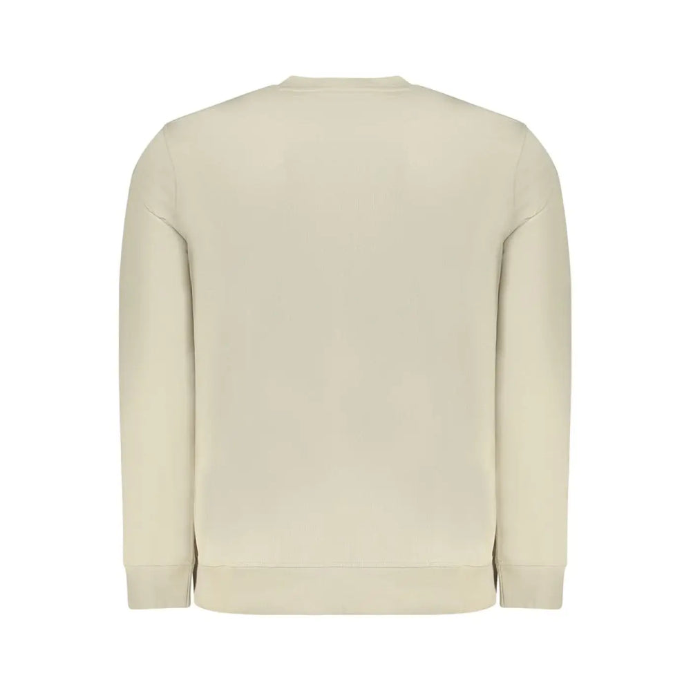 Hugo Boss Beige Cotton Men Sweatshirt