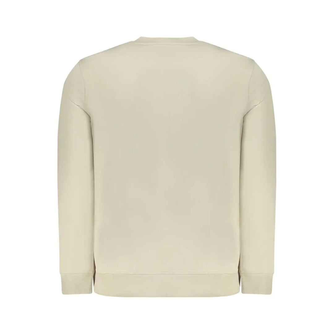 Hugo Boss Beige Cotton Men Sweatshirt