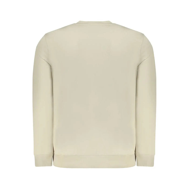 Hugo Boss Beige Cotton Men Sweatshirt