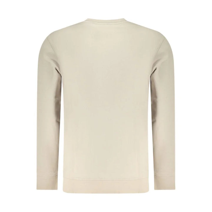 Hugo Boss Beige Cotton Men Sweatshirt