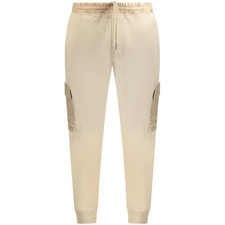 Hugo Boss Beige Cotton Men’s Jogger Trouser