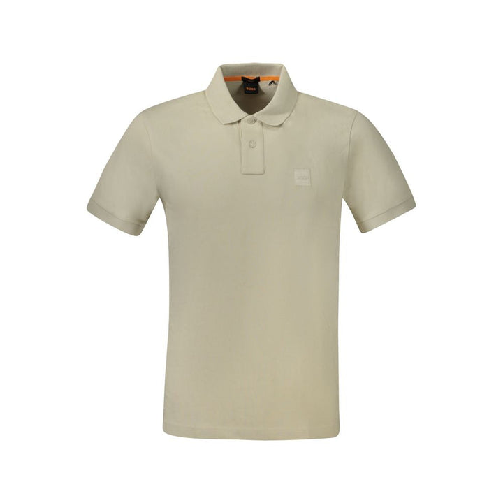 Hugo Boss Beige Cotton Men’s Polo