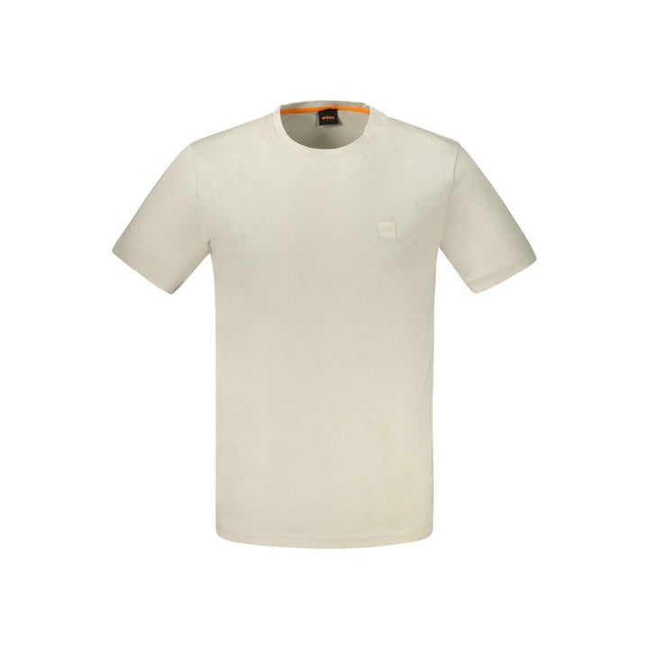 Hugo Boss Beige Cotton Men’s T-shirt