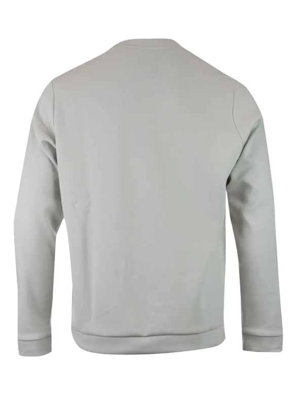 Hugo Boss Beige Cotton Round Neck Sweatshirt