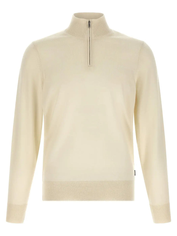 Hugo Boss Beige Virgin Wool Cardigan