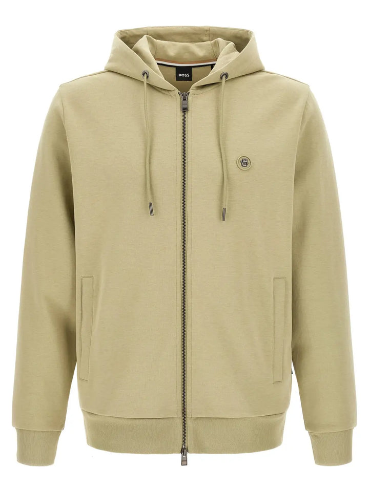 Hugo Boss Bicolor Cotton Sweatshirt