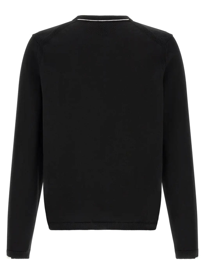Hugo Boss Black Cotton Cardigan