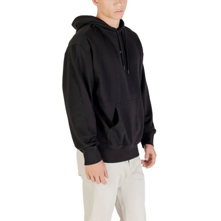 Hugo Boss Black Cotton Hoodie