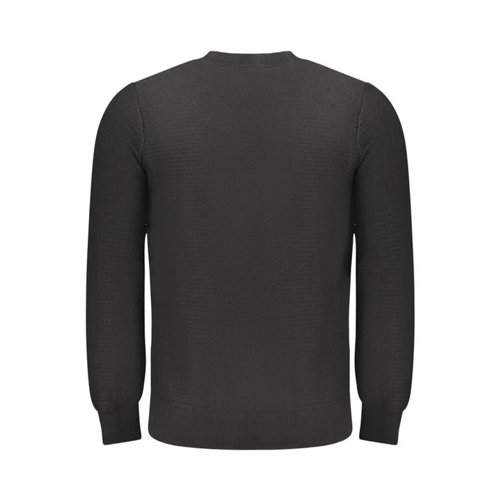 Hugo Boss Black Cotton Men Sweater