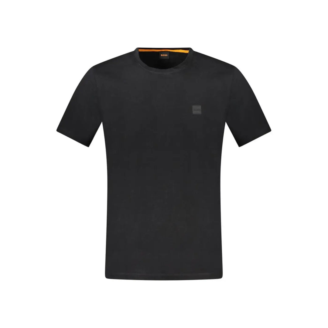 Hugo Boss Black Cotton Men T-shirt