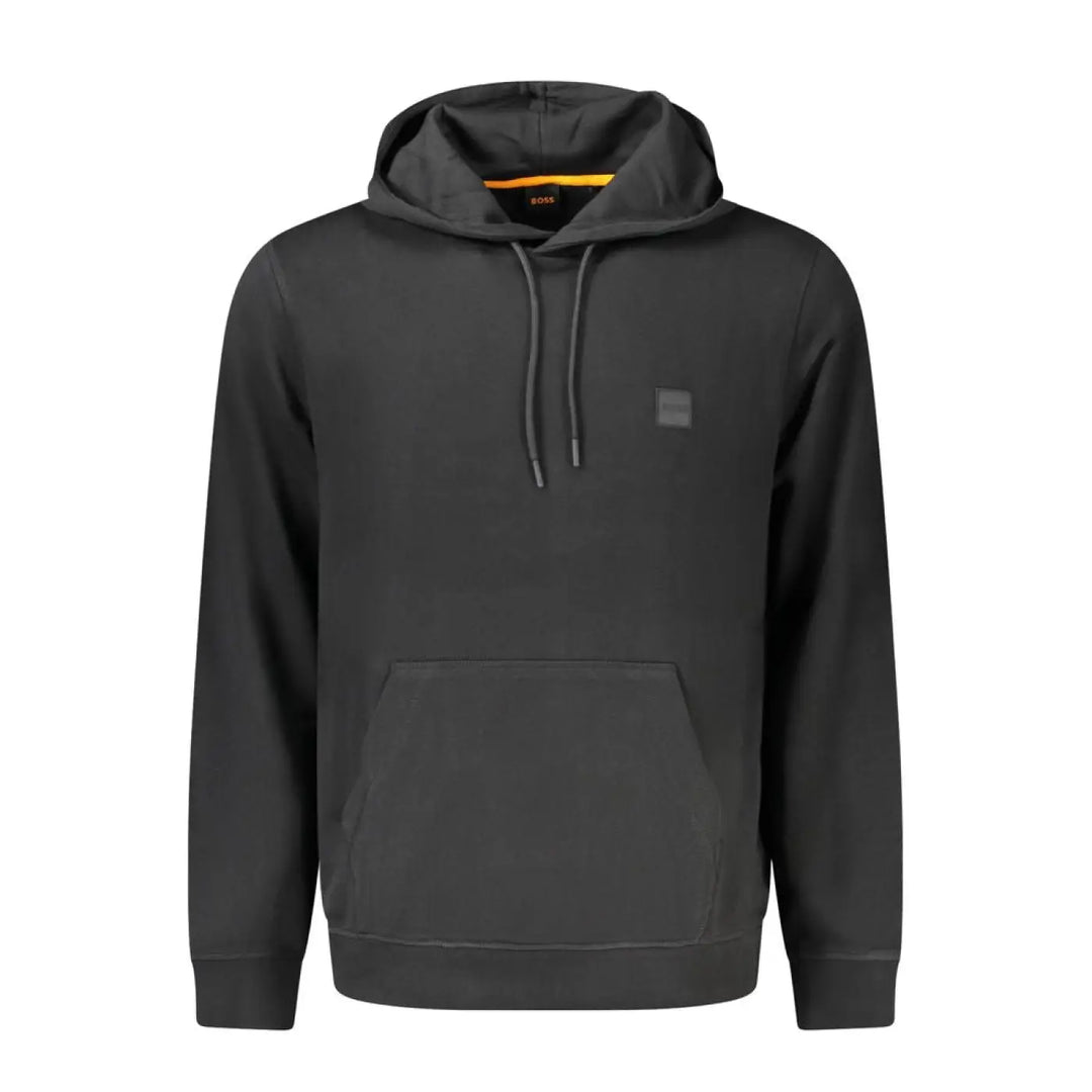 Hugo Boss Black Cotton Men’s Hooded Sweatshirt