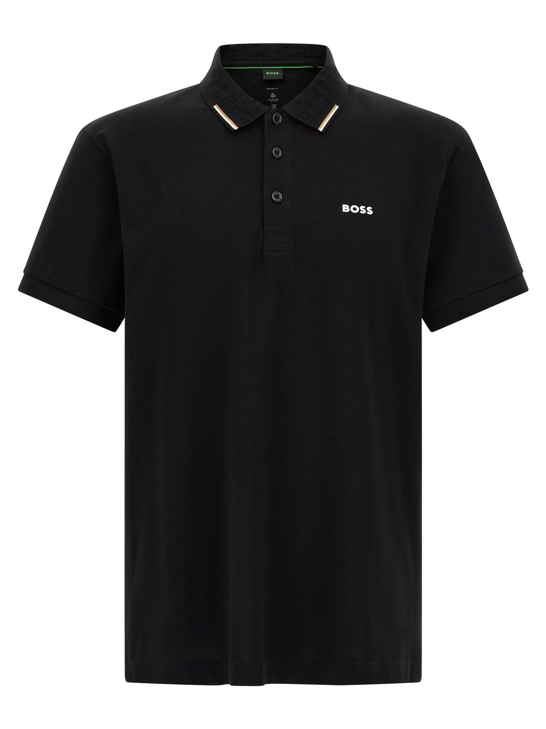 Hugo Boss Black Cotton Polo Shirt