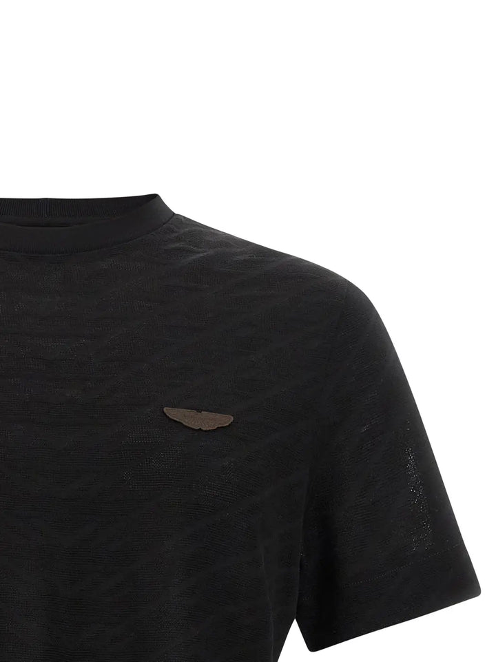 Hugo Boss Black Cotton T-shirt