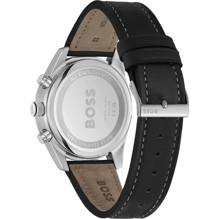Hugo Boss Black Leather Dress Watch