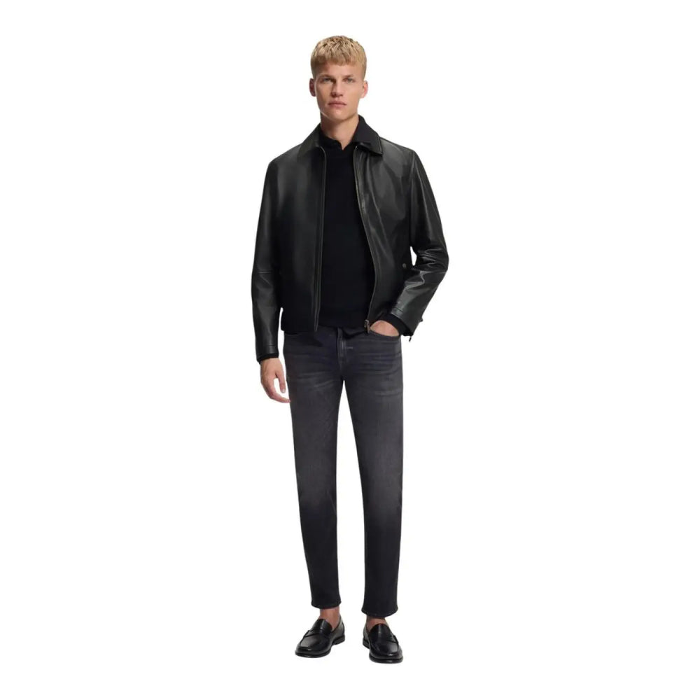 Hugo Boss Black Leather Jacket
