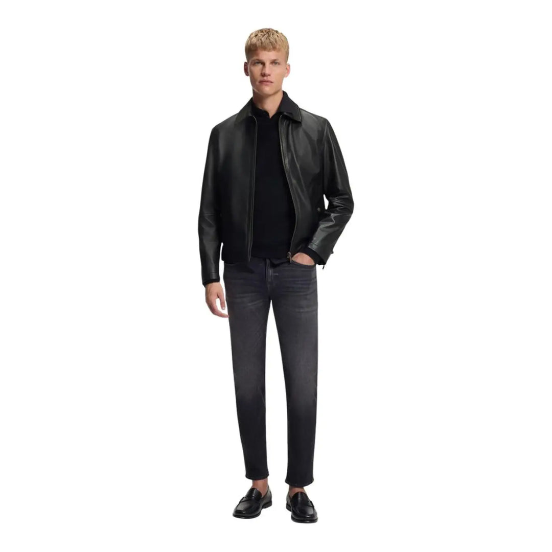 Hugo Boss Black Leather Jacket