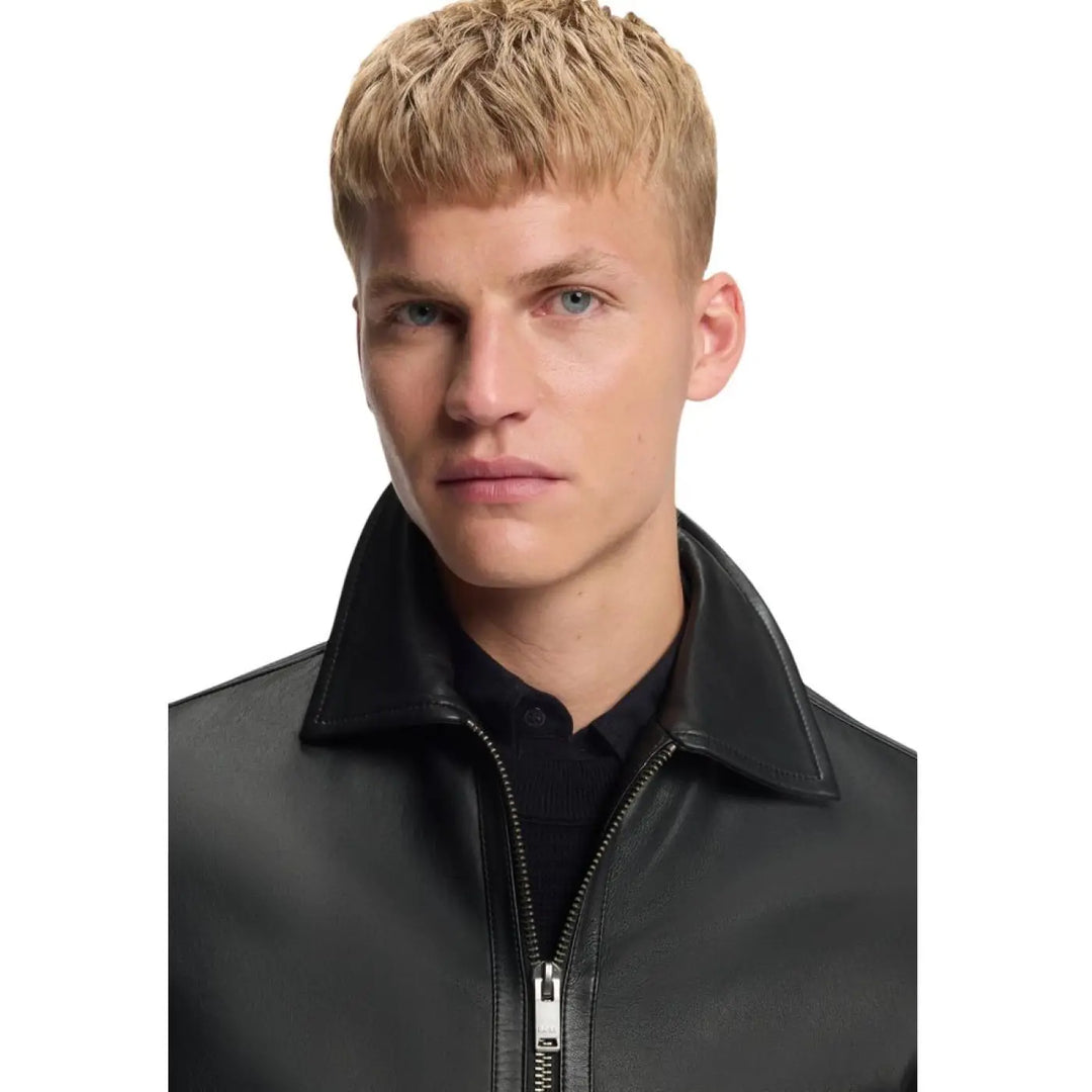 Hugo Boss Black Leather Jacket