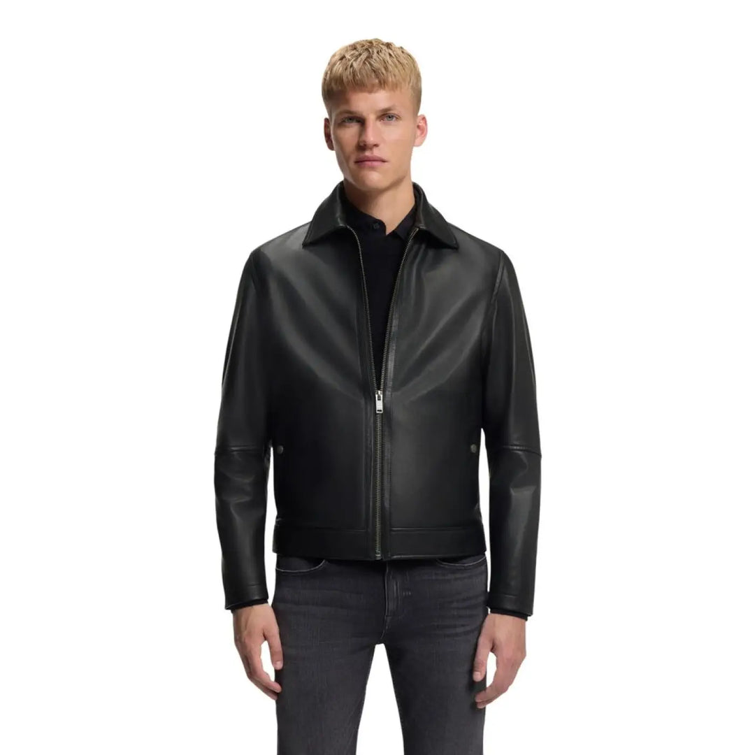 Hugo Boss Black Leather Jacket