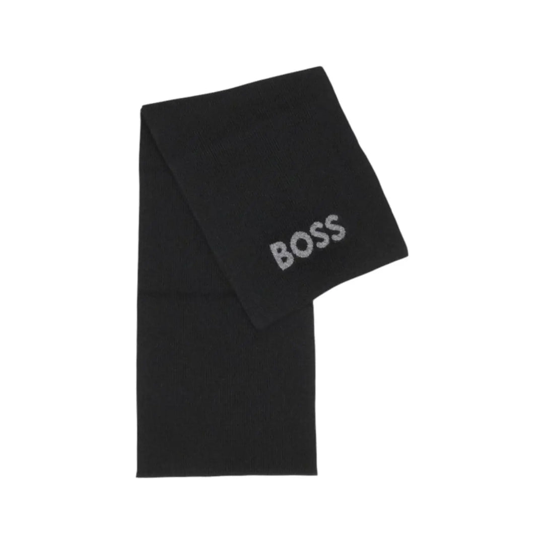Hugo Boss Black Polyacrylic Scarf