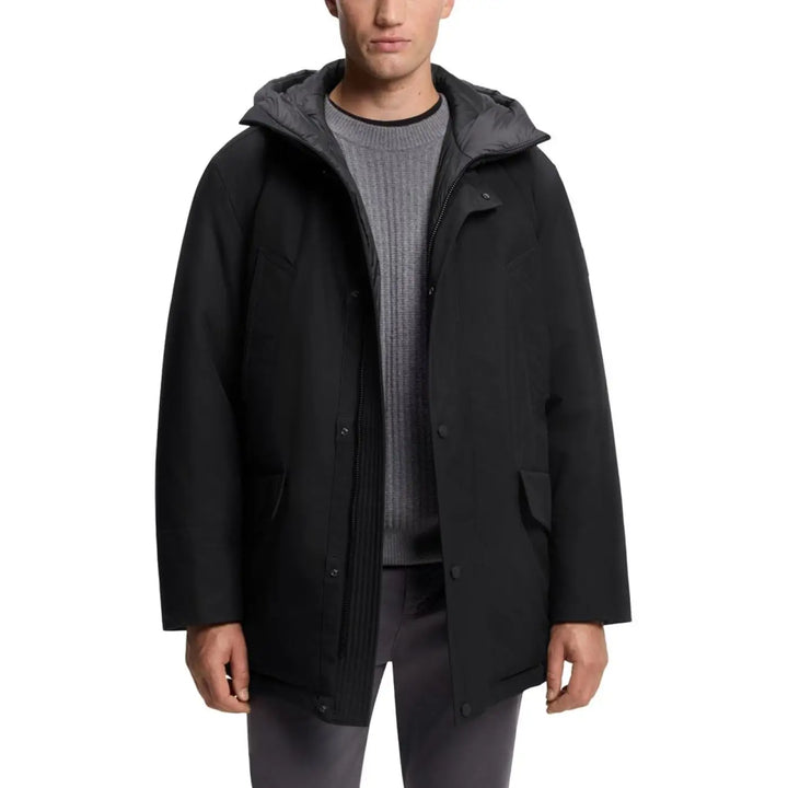 Hugo Boss Black Polyester Full-length Jacket