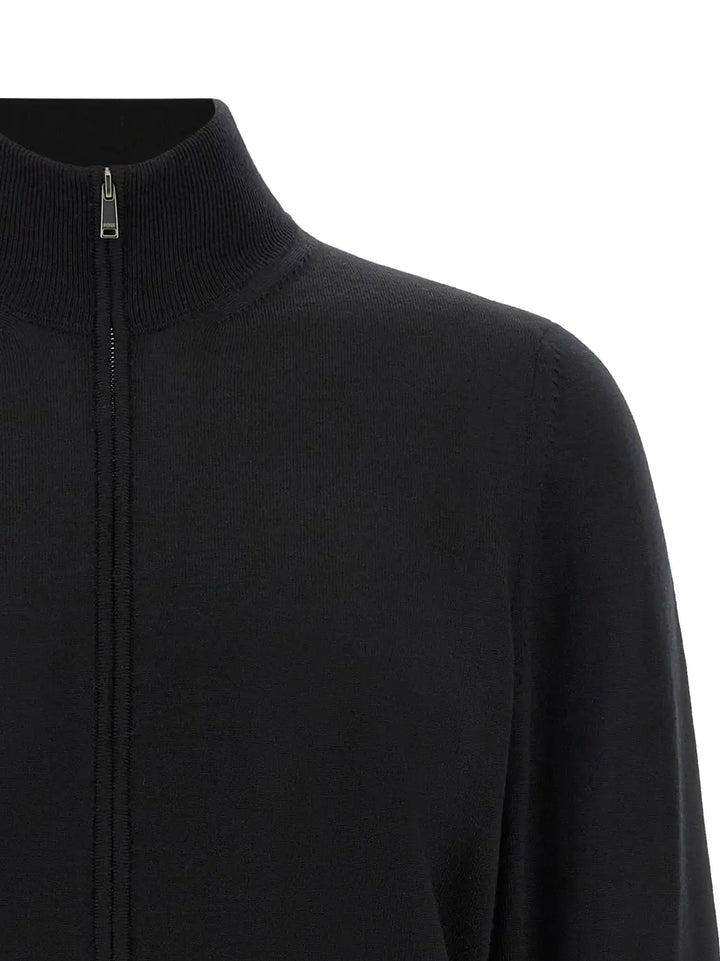 Hugo Boss Black Virgin Wool Cardigan