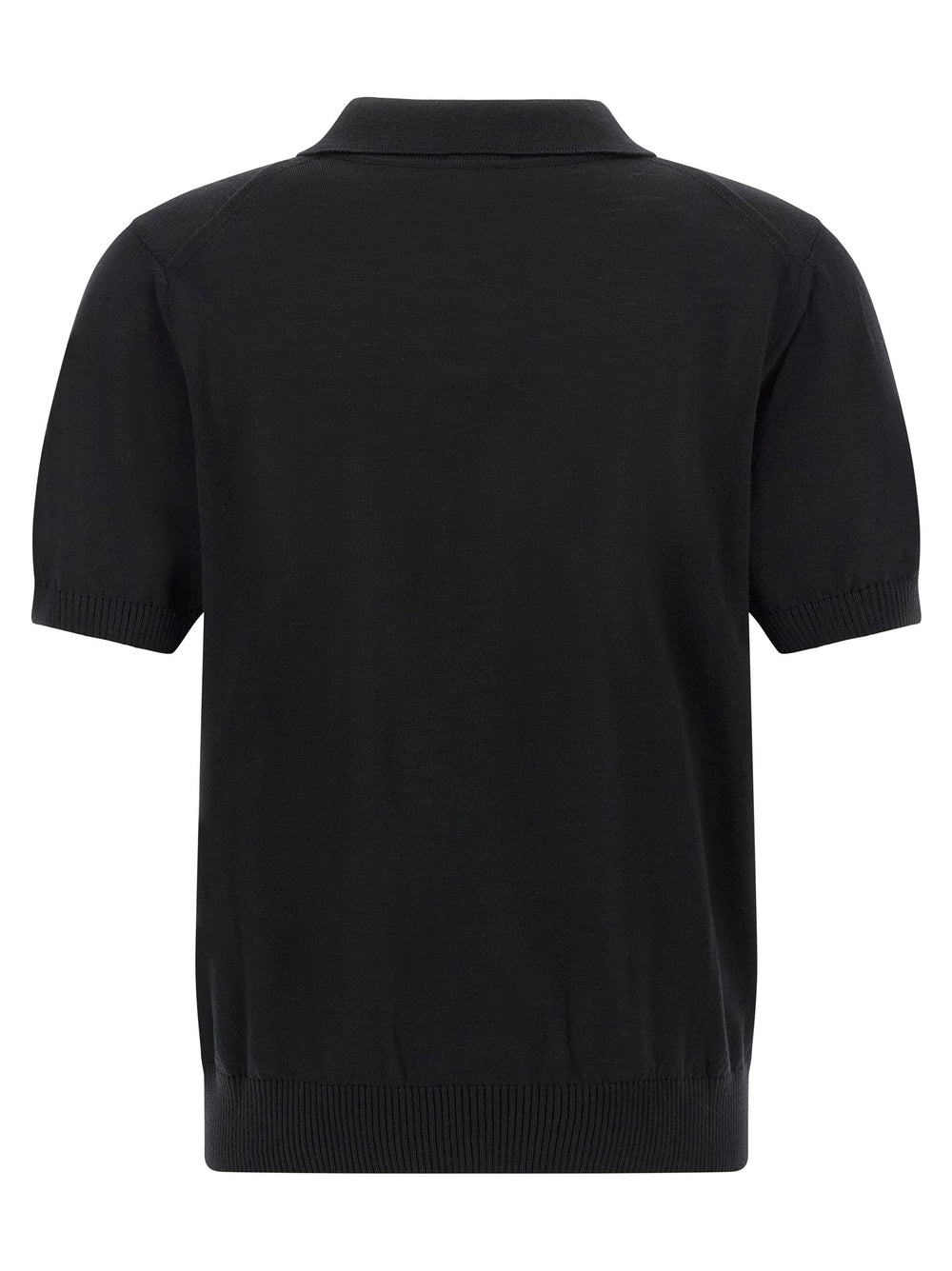 Hugo Boss Black Virgin Wool Polo Shirt