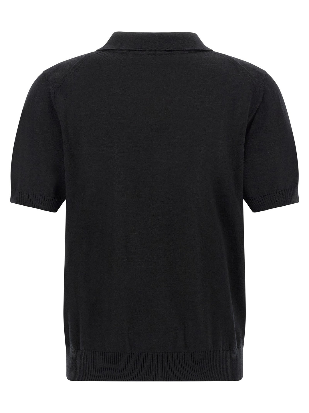 Hugo Boss Black Virgin Wool Polo Shirt