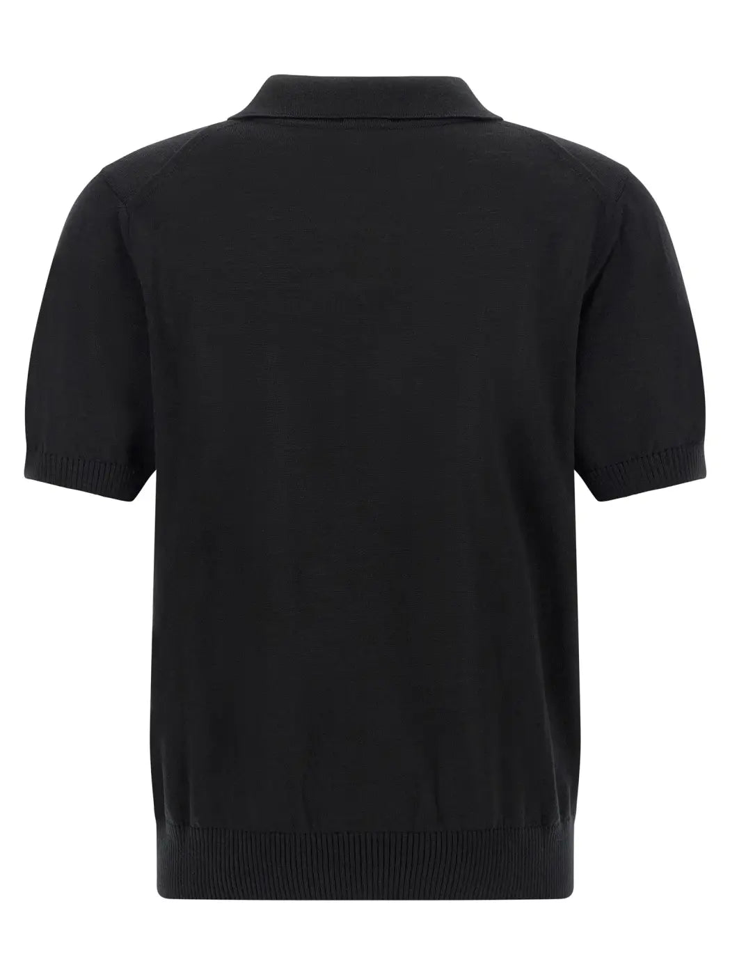 Hugo Boss Black Virgin Wool Polo Shirt