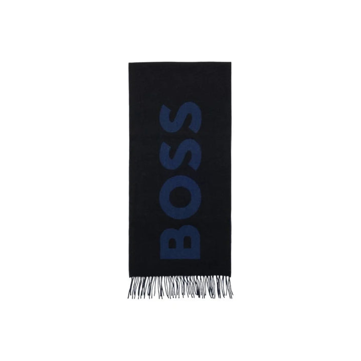 Hugo Boss Black Wool Scarf