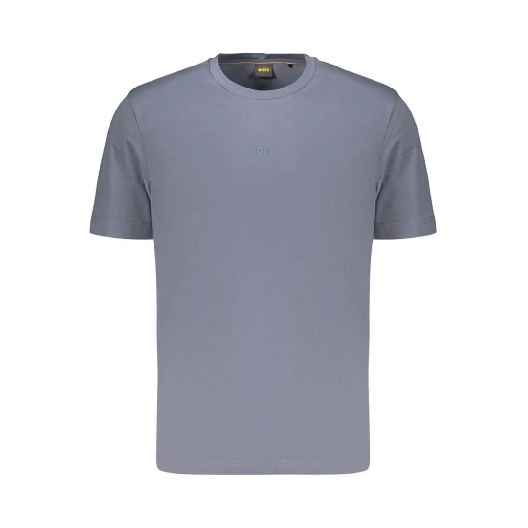 Hugo Boss Blu Cotton Uomo T-shirt