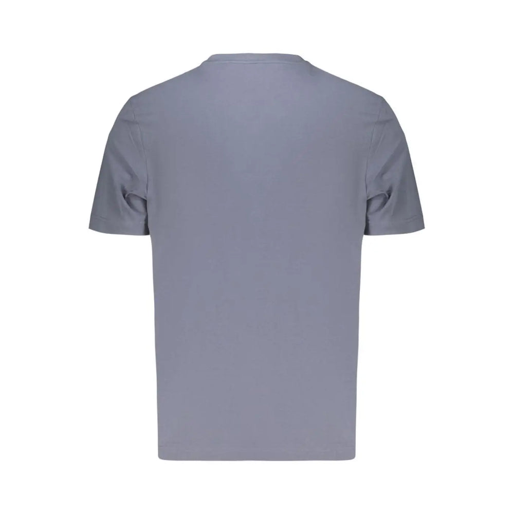 Hugo Boss Blu Cotton Uomo T-shirt