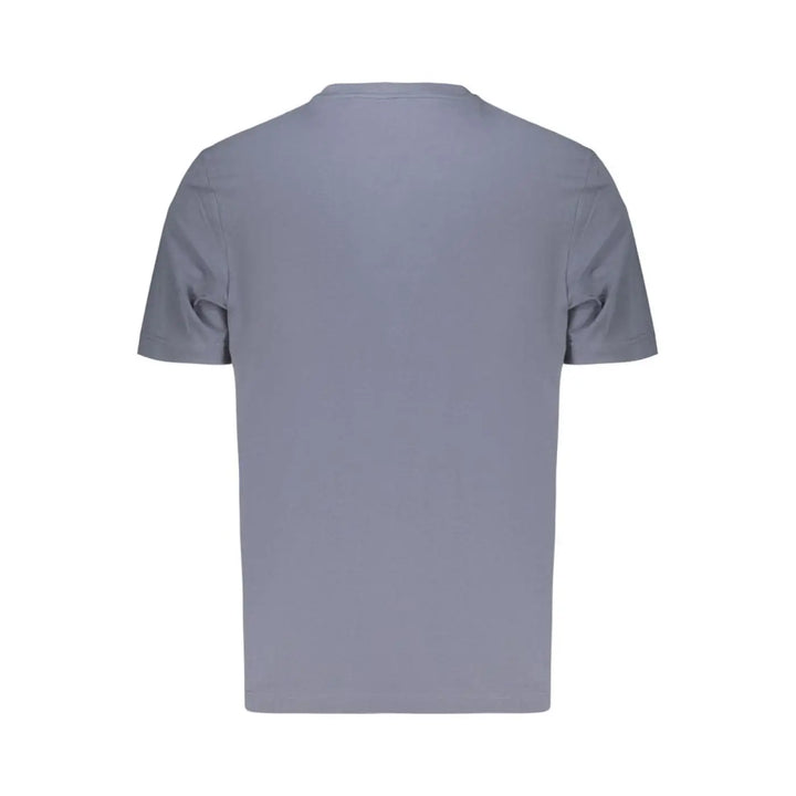 Hugo Boss Blu Cotton Uomo T-shirt