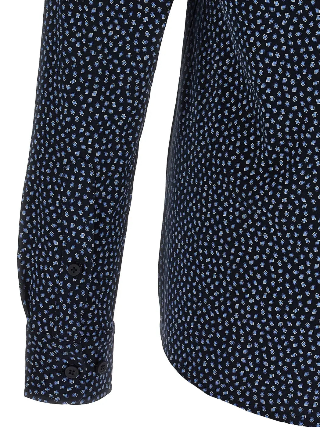 Hugo Boss Blue Cotton Blouse