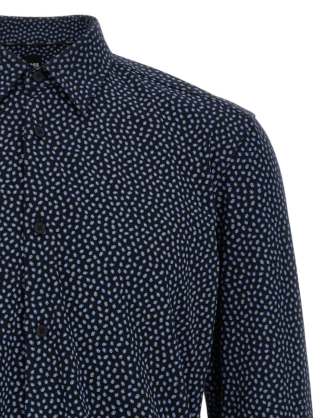 Hugo Boss Blue Cotton Blouse