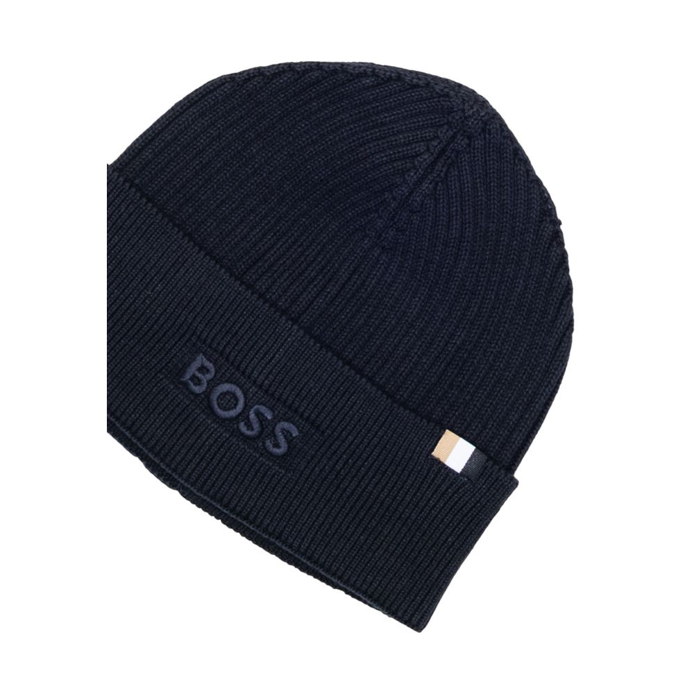 Hugo Boss Blue Cotton Cap (baseball Hat)