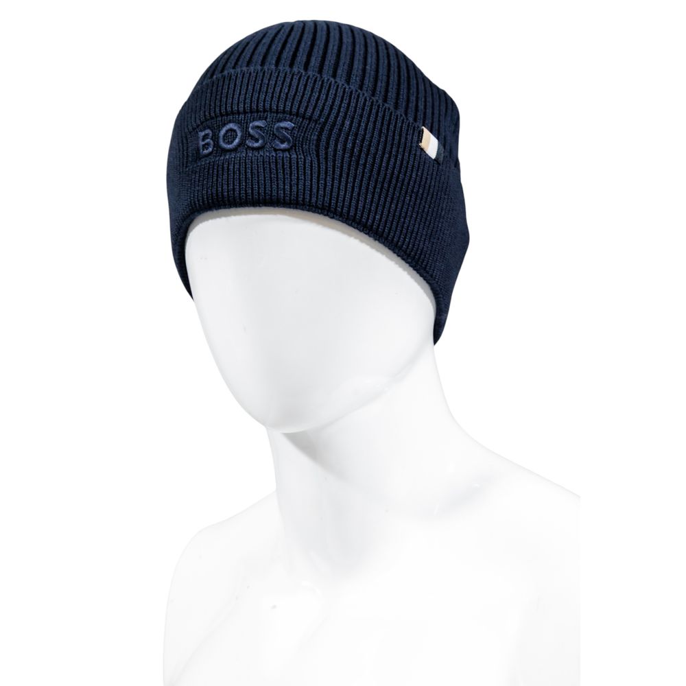 Hugo Boss Blue Cotton Cap (baseball Hat)