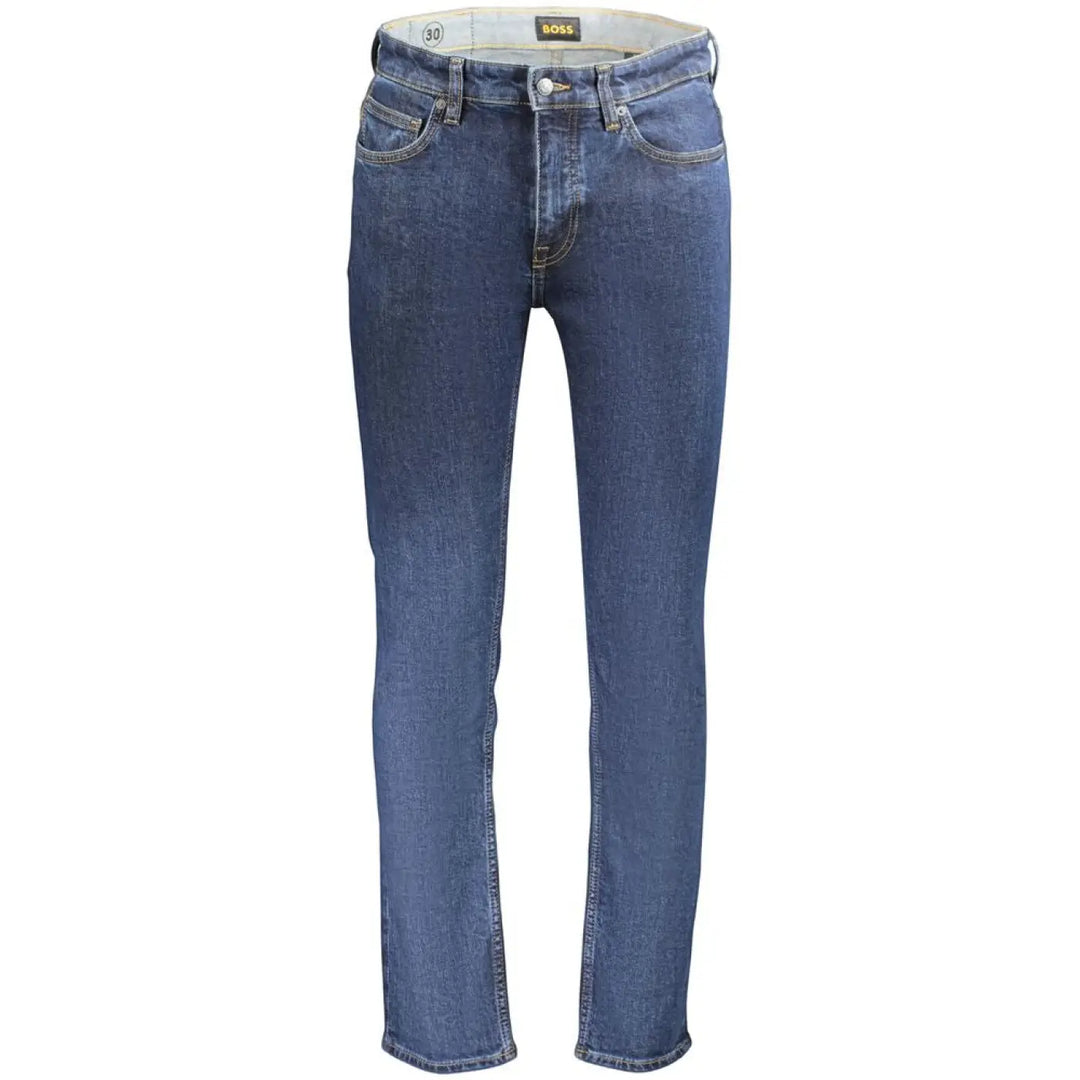 Hugo Boss Blue Cotton Men’s Jeans