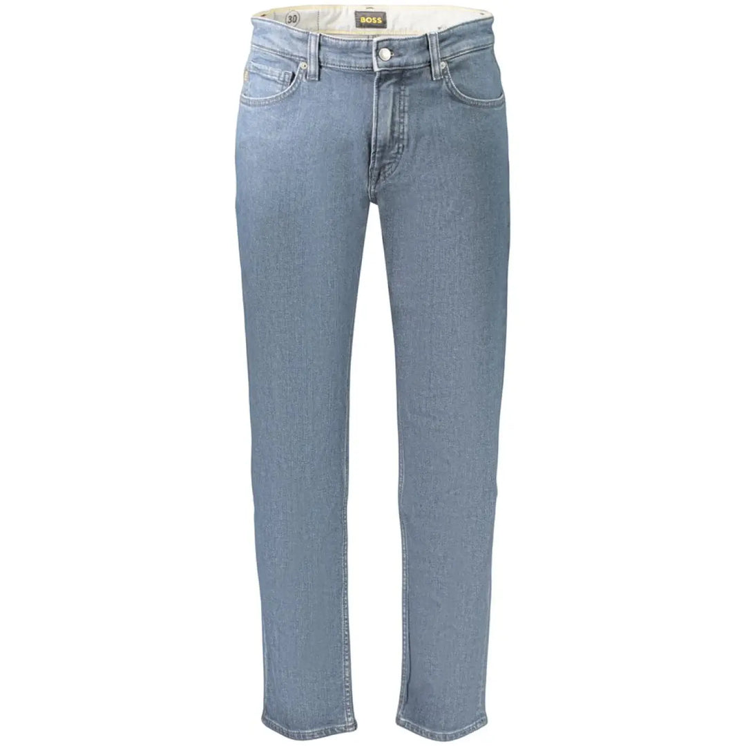 Hugo Boss Blue Cotton Men’s Jeans