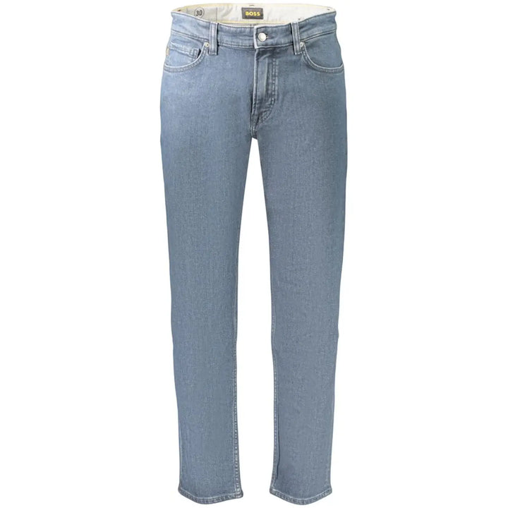 Hugo Boss Blue Cotton Men’s Jeans