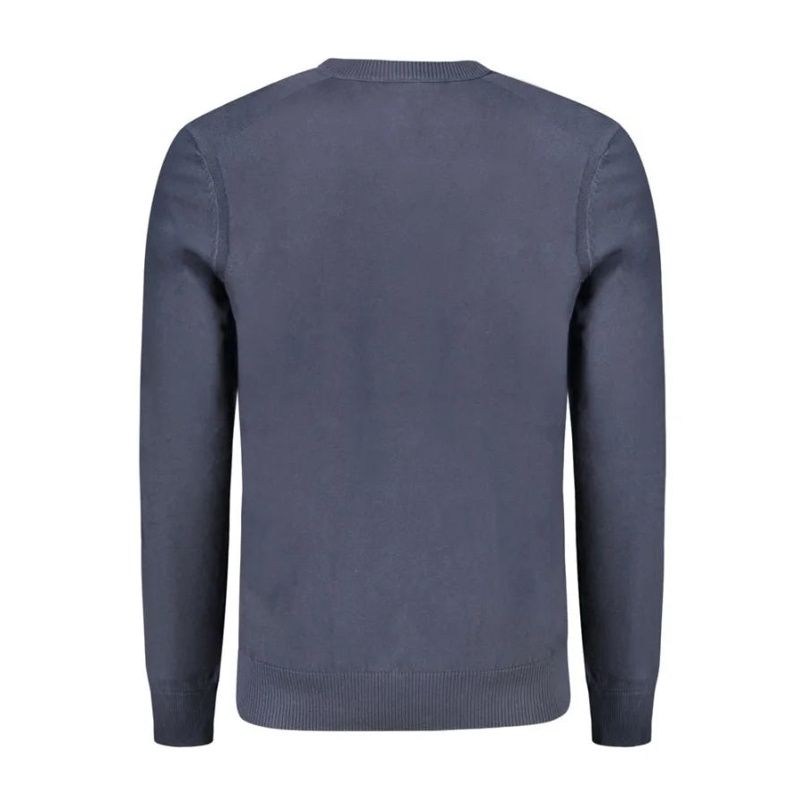 Hugo Boss Blue Cotton Men’s Long-Sleeved T-Shirt