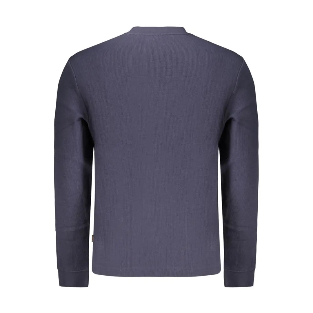 Hugo Boss Blue Cotton Mens Shirt
