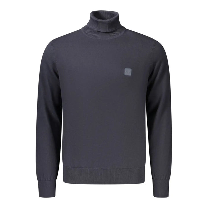 Hugo Boss Blue Cotton Men’s Sweater
