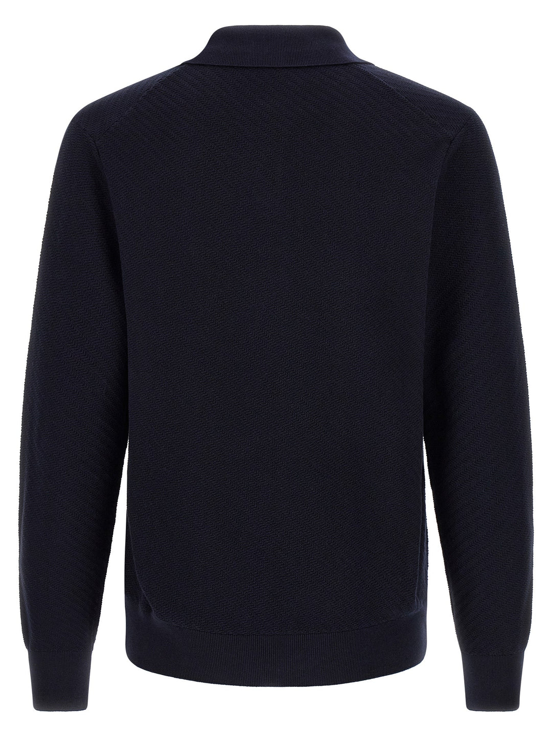Hugo Boss Blue Cotton Polo Shirt
