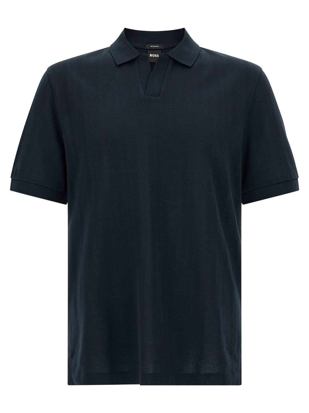 Hugo Boss Blue Cotton Polo Shirt