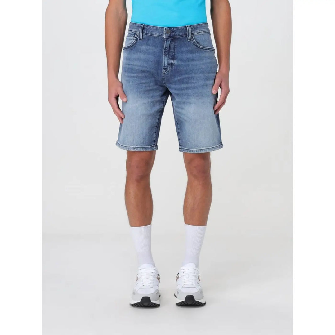 Hugo Boss Blue Denim Shorts