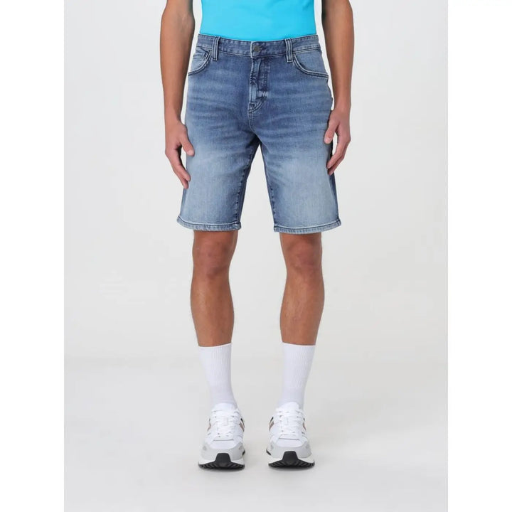 Hugo Boss Blue Denim Shorts